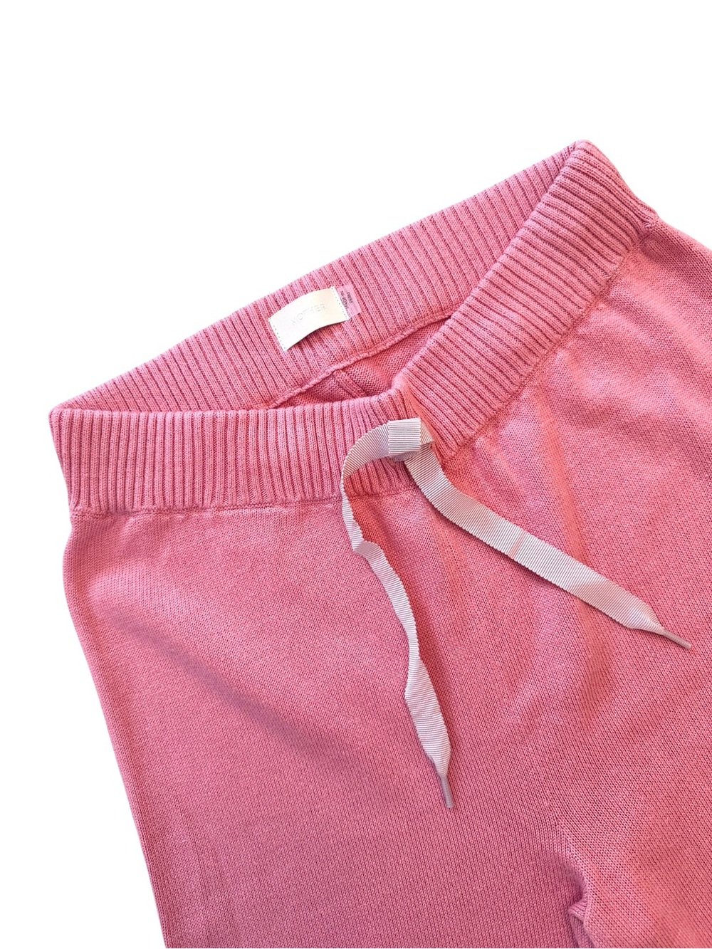 Mother The Blissful Ankle Knit Sweatpants Rose of Sharon Pink Salmon size Small - Picture 3 of 7
